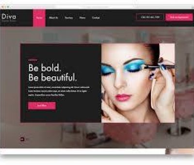 beauty parlour Website designing in bhilai - Digitalindiapr